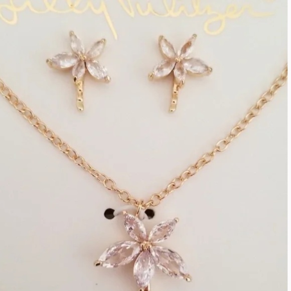 Lilly Pulitzer Necklace and Earring Set NWT - Picture 4 of 6